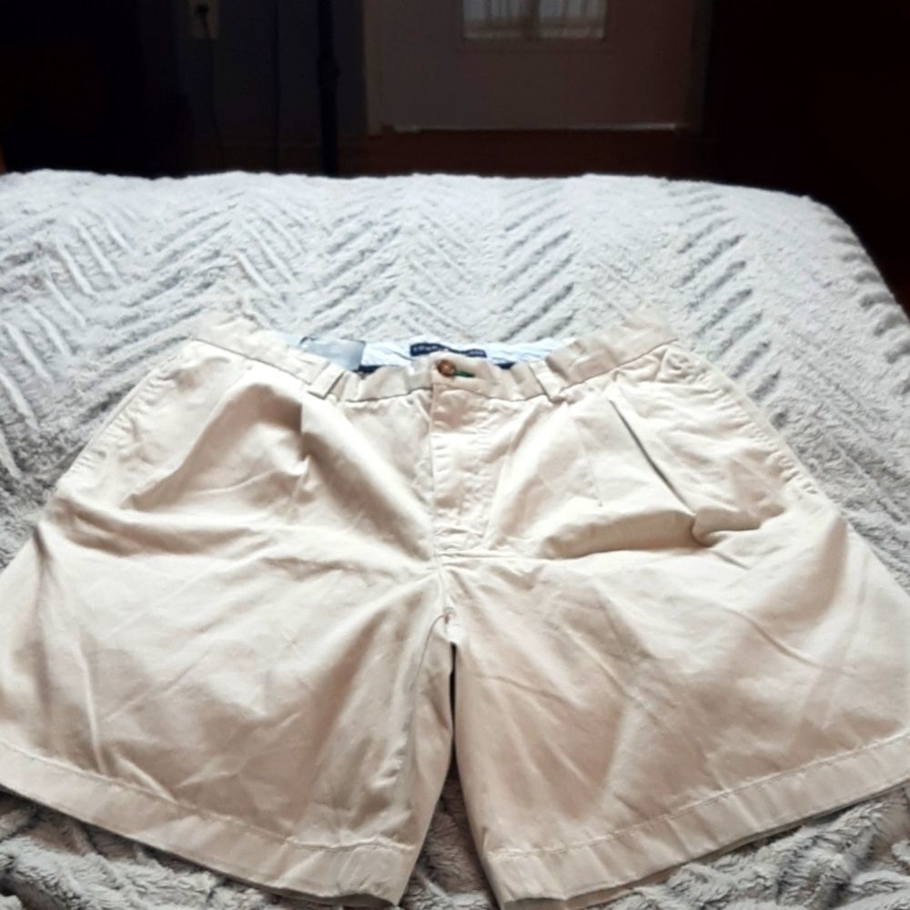 MENS TOMMY Hilfiger cream  NWT  Cotton  casual‎  Shorts 34 x 20